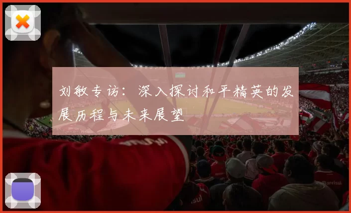 刘敏专访：深入探讨和平精英的发展历程与未来展望